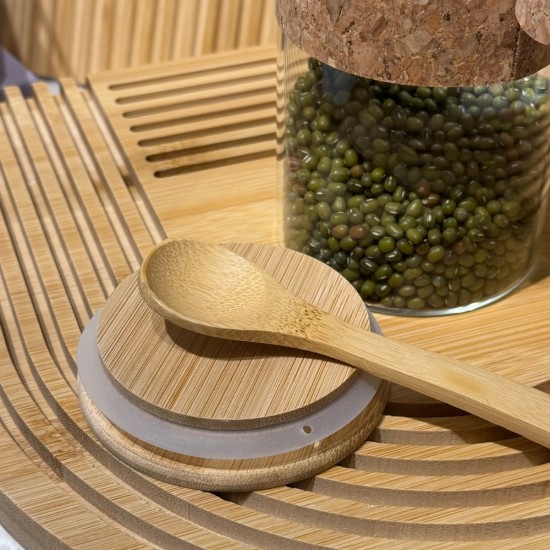 Glass Jar 300ml & Spoon