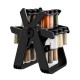 Glass Spice Jars Set 18 pieces with Plastic Stand 