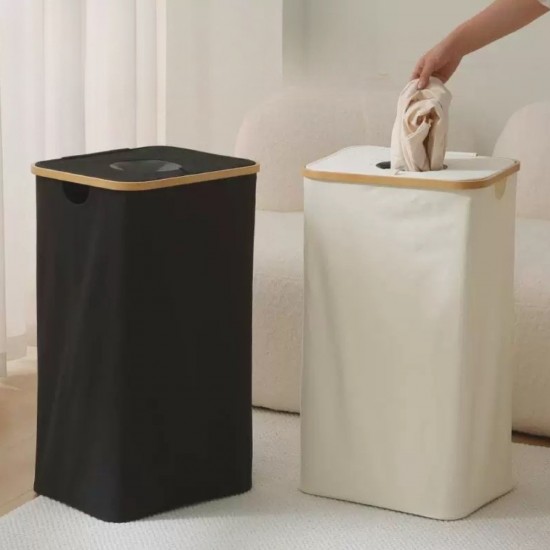 Fabric Laundry Basket Medium