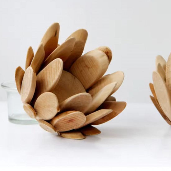Wooden Candle Holder