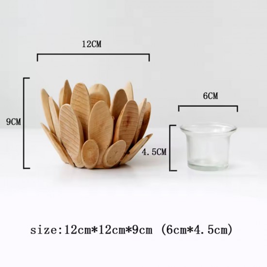 Wooden Candle Holder