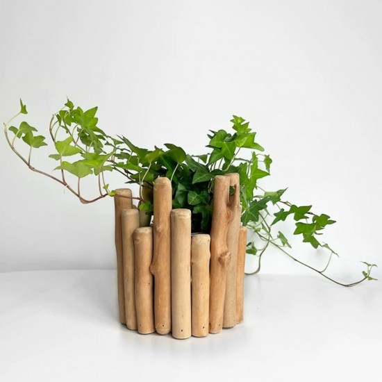 Wooden Candle Holder