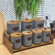 Porcelain Spices Jar Set 8 Pieces