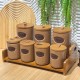 Porcelain Spices Jar Set 8 Pieces