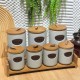 Porcelain Spices Jar Set 8 Pieces