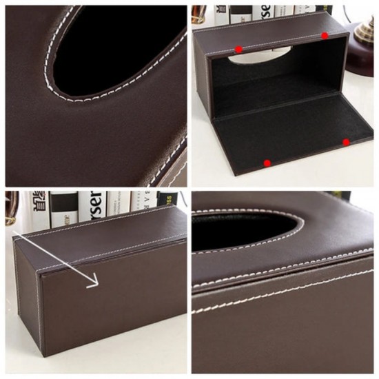Leather Tissue Box