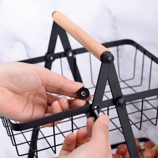 Metal Vegetable Basket 3 Layer