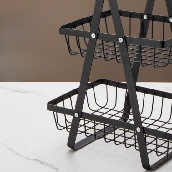 Metal Vegetable Basket 3 Layer