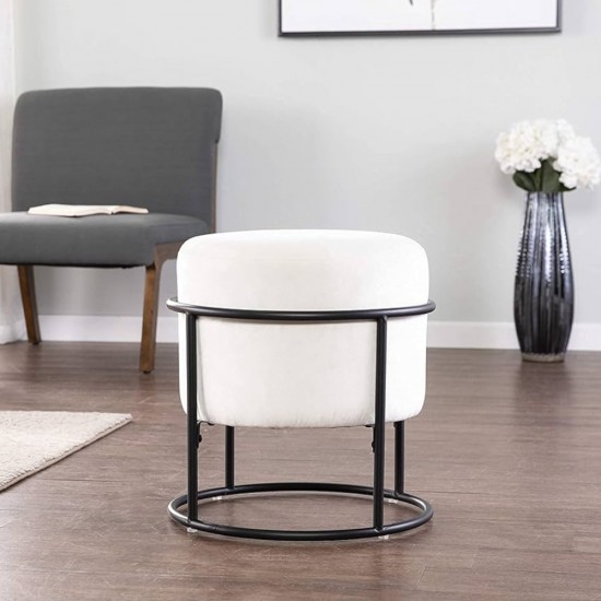 Cotton Chair with Metal Stand