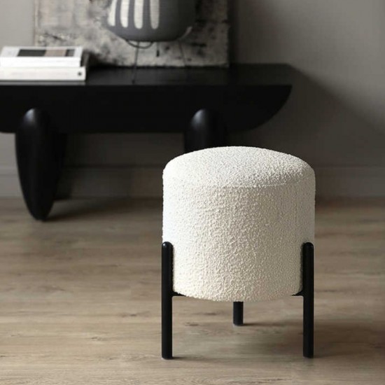 Cotton Chair with Metal Stand