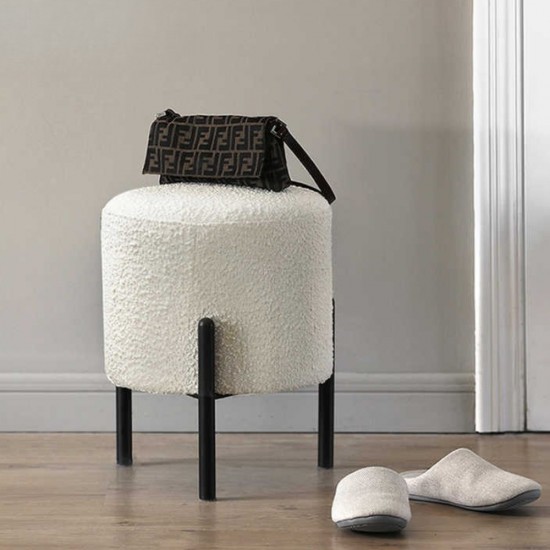 Cotton Chair with Metal Stand