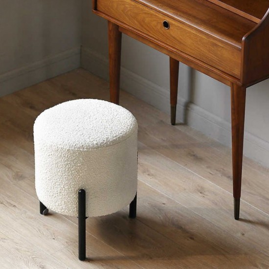 Cotton Chair with Metal Stand