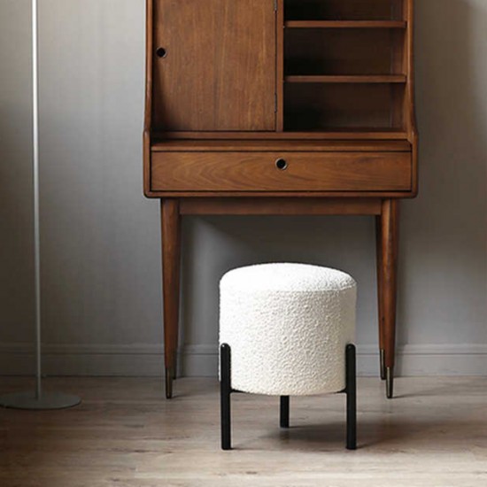 Cotton Chair with Metal Stand