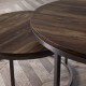 Wooden & Metal Table Set 2 pieces