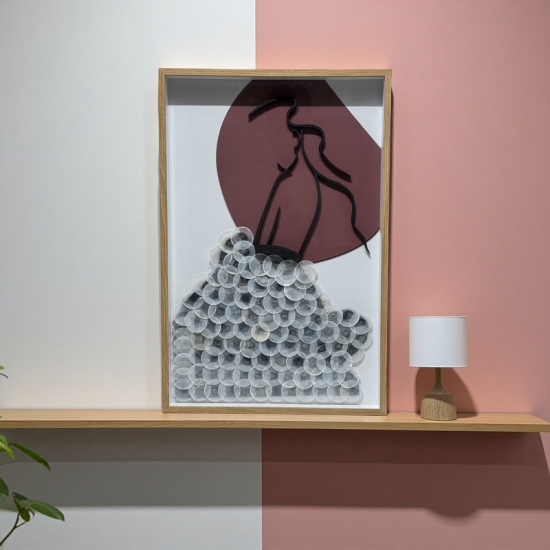 Wooden & Glass Wall Art