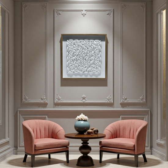 Wooden & Glass Wall Art