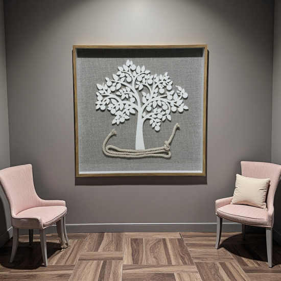 Wooden & Glass Wall Art