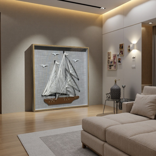 Wooden & Glass Wall Art