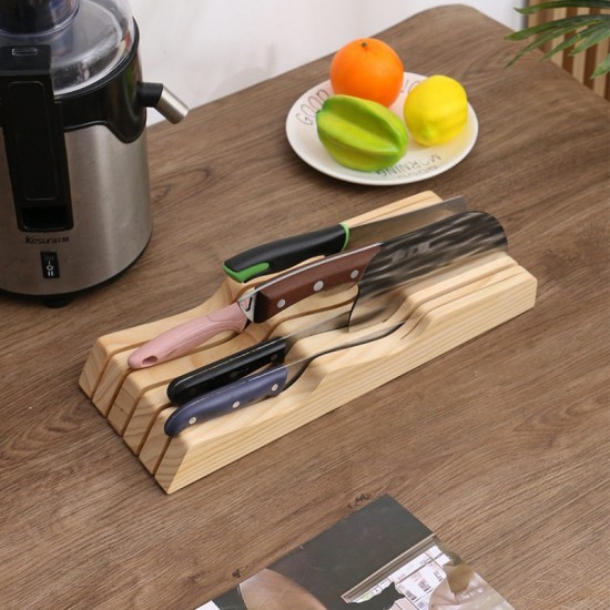 Wooden Knives Organizer
