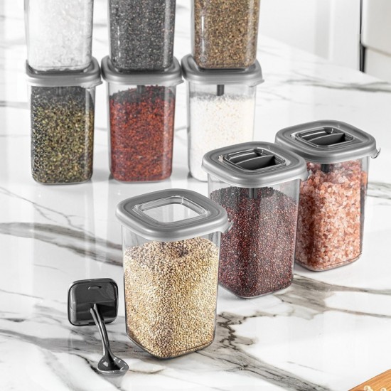 Plastic Jar 450ml with Spoon