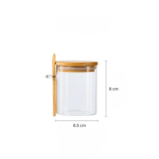 Glass Jar Small with Spoon