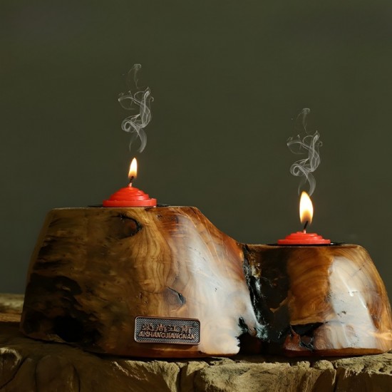 Wooden Candle Holder