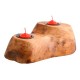 Wooden Candle Holder