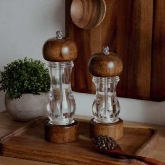 Wooden Spice Grinder Medium