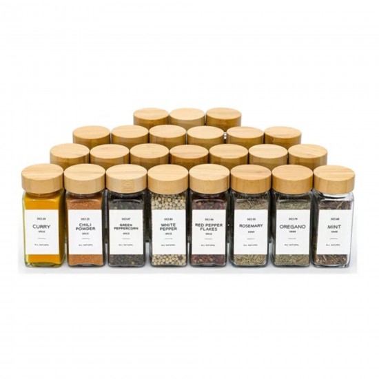 Glass Jar set 24 pieces