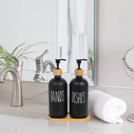 Glass Soap Dispenser 3 pieces