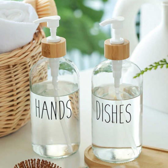 Glass Soap Dispenser 3 pieces