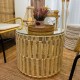 Straw Table Set 3 pieces 