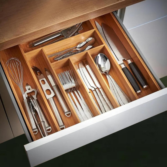 Wooden Spoon Organizer