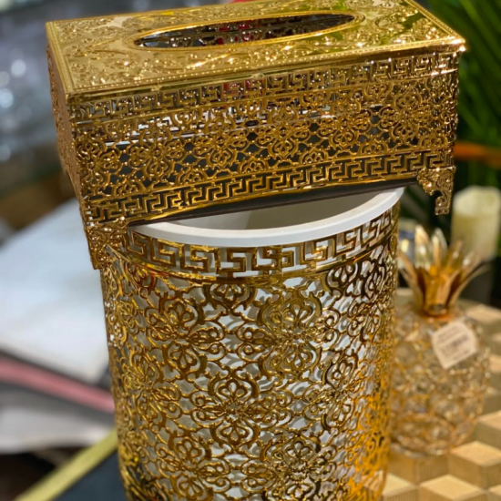 Golden Bathroom Set 2 pcs