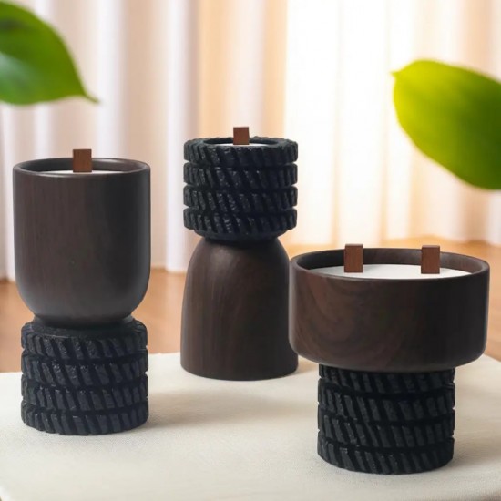 Wooden Candle