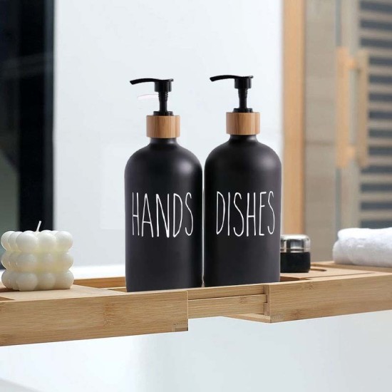 Glass Soap Dispenser 2 pieces 