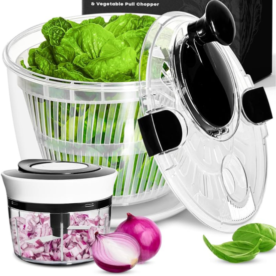 Salad Spinner Drain Bowl 5 Liter