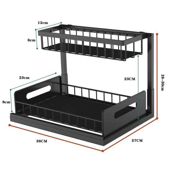 Metal Organizer 2 Layers