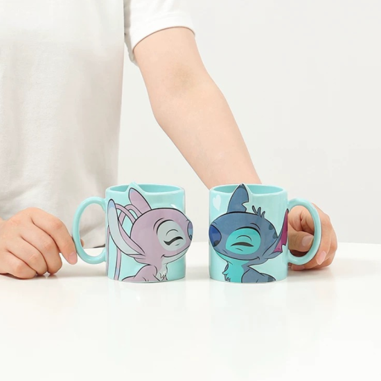 Stitch Porcelain Mug Set 2 pieces