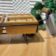 Metal & Wooden Serving Platter 6 pieces