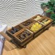 Metal & Wooden Serving Platter 6 pieces