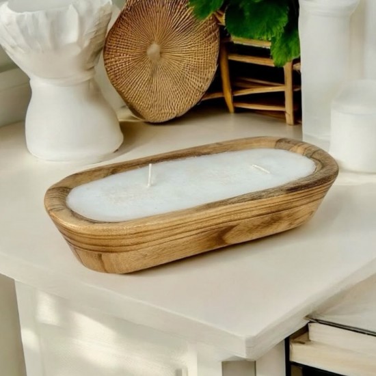 Wooden Candle