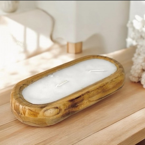 Wooden Candle