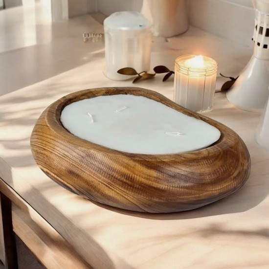 Wooden Candle