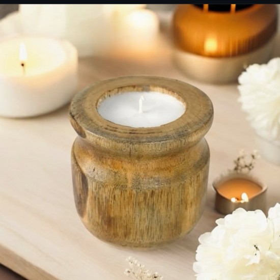 Wooden Candle