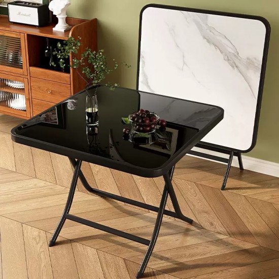 Metal & Glass Table Large