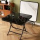 Metal & Glass Table Large