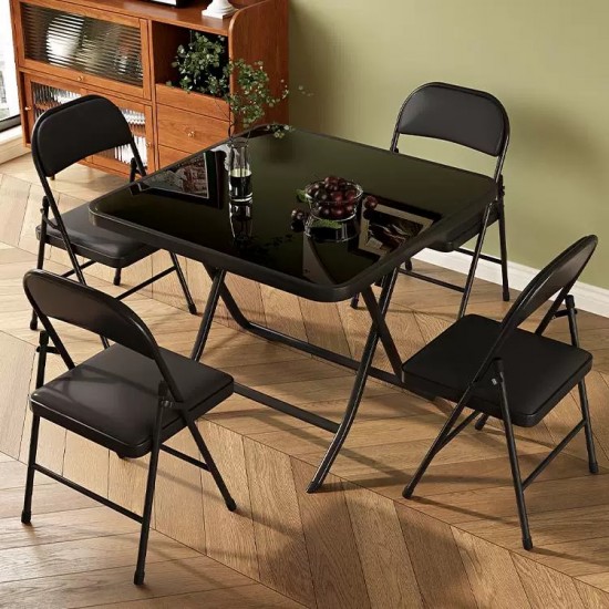 Metal & Glass Table Large
