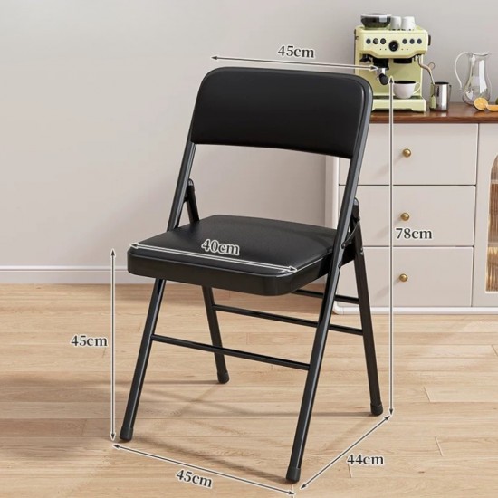 Metal & Leather Chair