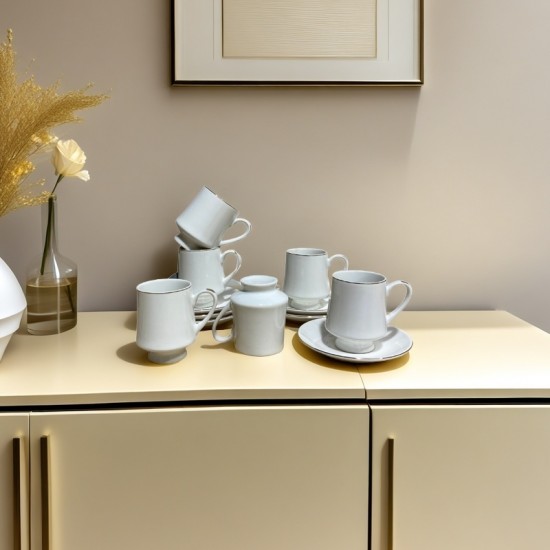 Coffee Cup Set 12 pieces
